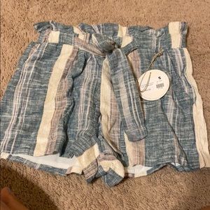 striped boutique shorts